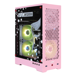 AMD Ryzen™ 5000 Series processors, B550 Chipset, Blissful Custom Mini Pink Gaming PC