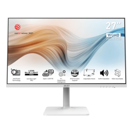 Modern MD272QPW 27&quot;, WQHD 2560 x 1440 IPS LED, 4ms, 75Hz, White, LCD Monitor