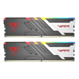 32GB (2 x 16GB) Viper Venom DDR5 6200MT/s, CL40, Black/Silver, RGB LED, DIMM Memory
