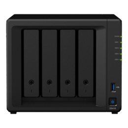 Synology DS418 (1TB HDD Included), Realtek RTD1296, 4-Bay, SATA, NAS Server Storage System