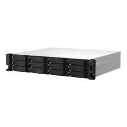 QNAP TS-1264U-RP-4G (2TB HDD Included), Intel® Celeron® N5105/5095, 12-Bay, SATA, 2U NAS Server Storage System