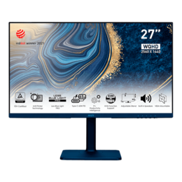 Modern MD272QP Ultramarine 27&quot;, WQHD 2560 x 1440 IPS LED, 4ms, 75Hz, Blue, LCD Monitor