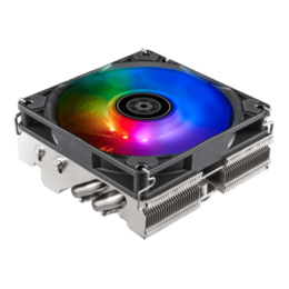 Hydrogon H90 ARGB, 48mm Height, 120W TDP, Copper/Aluminum CPU Cooler