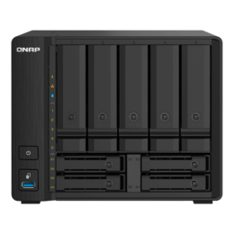 QNAP TS-932PX-4G (1TB HDD Included), AnnapurnaLabs Alpine AL324 Processor, 9-Bay, SATA, NAS Server Storage System