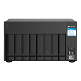 QNAP TS-832PX-4G (1TB HDD Included), AnnapurnaLabs Alpine AL324 Processor, 8-Bay, SATA, NAS Server Storage System