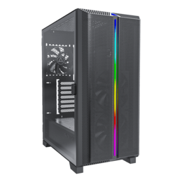 Sky One Lite, Tempered Glass, No PSU, ATX, Black, Mid Tower Case