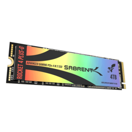 4TB Rocket 4 Plus G, 7300 / 6900 MB/s, 3D TLC NAND, PCIe NVMe 4.0 x4, M.2 2280 SSD