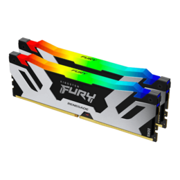 32GB (2 x 16GB) FURY Renegade DDR5 7200MT/s, CL38, Black/Silver, RGB LED, DIMM Memory
