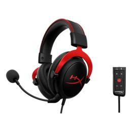 HyperX Cloud II, Virtual 7.1 Surround Sound, USB 2.0, Black/Red, Gaming Headset