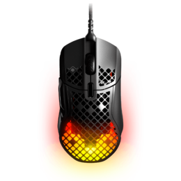 AEROX 5, RGB LED, 18000cpi, Wired USB, Matte Black, Optical Gaming Mouse