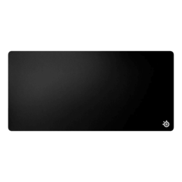 QcK (3XL), Cloth, Silicon Rubber base, Black, Gaming Mouse Mat