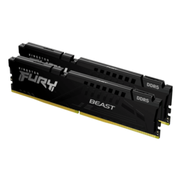 16GB (2 x 8GB) FURY™ Beast DDR5 5200MT/s, CL36, Black, DIMM Memory