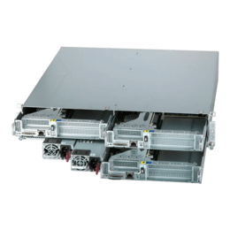 2U Rack Server - Supermicro SuperServer SYS-211SE-31A, Three 4th/5th Gen. Intel® Xeon® Scalable Processors, NVMe, 3-Node, 2U Rackmount Server Computer