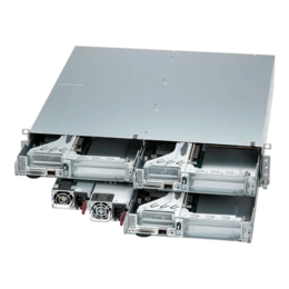 2U Rack Server - Supermicro SuperServer SYS-211SE-31AS, Three 4th/5th Gen. Intel® Xeon® Scalable Processors, NVMe, 3-Node, 2U Rackmount Server Computer