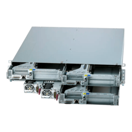 2U Rack Server - Supermicro SuperServer SYS-211SE-31D, Three 4th/5th Gen. Intel® Xeon® Scalable Processors, NVMe, 3-Node, 2U Rackmount Server Computer