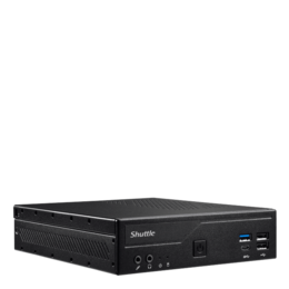 Slim Desktop PC - Shuttle DH610 - TAA Compliant, Intel® H610 Chipset, Slim Semi-ruggedized Computer