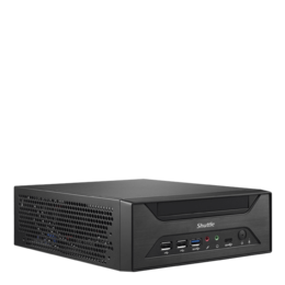 Slim Desktop PC - Shuttle XH610 - TAA Compliant, Intel® H610 Chipset, Slim Semi-ruggedized Computer
