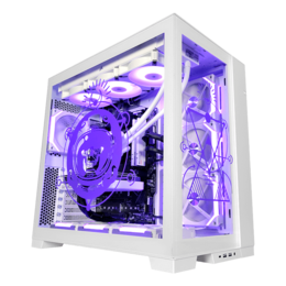 Gaming Desktop - AMD Ryzen™ 9000 Series Processors, X870 Chipset, Astral End White Gaming PC