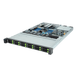1U Rack Server - GIGABYTE R163-S32 (rev. AAC1), 4th/5th Gen. Intel® Xeon® Scalable Processors, NVMe/SATA/SAS 1U Rackmount Server Computer
