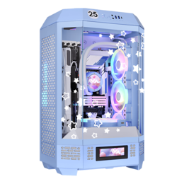 Gaming Desktop - AMD Ryzen™ 7000/8000/9000 Series processors, Custom Blissful Blue Micro Tower Gaming PC