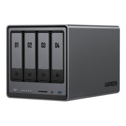Storage Server - UGREEN DXP4800 (Diskless), Intel® N100 Processor, 4-Bay, NVMe/SATA, NAS Server Storage System