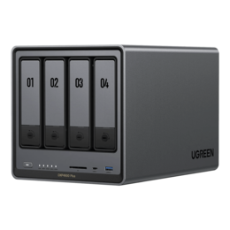 Storage Server - UGREEN DXP4800 Plus (Diskless), Intel® Pentium® Gold 8505 Processor, 4-Bay, NVMe/SATA, NAS Server Storage System