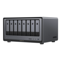 Storage Server - UGREEN DXP8800 Plus (Diskless), Intel® Core™ i5-1235U Processor, 8-Bay, NVMe/SATA, NAS Server Storage System