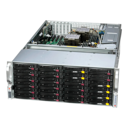 Storage Server - Supermicro SuperServer SSG-641E-E1CR36L, Dual 4th/5th Gen. Intel® Xeon® Scalable Processors, SATA/SAS, 4U Storage Server Computer