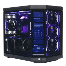 Gaming Desktop - Custom Gaming PC with LCD Screen Panel (AMD X870)