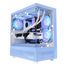 Gaming Desktop - Intel® Core™ Ultra processors (Series 2), View 270 Plus, Custom Blissful Blue Gaming PC