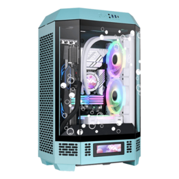 Gaming Desktop - AMD Ryzen™ 7000/8000/9000 Series processors, Custom Blissful Turquoise Micro Tower Gaming PC