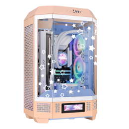 Gaming Desktop - AMD Ryzen™ 7000/8000/9000 Series processors, Custom Blissful Peach Fuzz Micro Tower Gaming PC