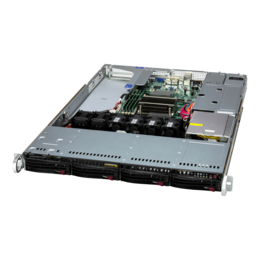 1U Rack Server - Supermicro WIO SuperServer SYS-511R-W, Intel® Xeon® 6300 Series/E-2400 Processors, NVMe/SATA/SAS, 1U Rackmount Server Computer