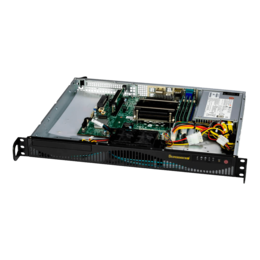 1U Rack Server - Supermicro Mainstream SuperServer SYS-511R-ML, Intel® Xeon® 6300 Series/E-2400 Processors, NVMe/SATA, Mini-1U Rackmount Server Computer