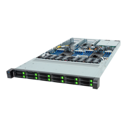 1U Rack Server - GIGABYTE R184-SF1-AAJ1, Dual Intel® Xeon® 6 Processors, NVMe/SATA/SAS, 1U Rackmount Server Computer
