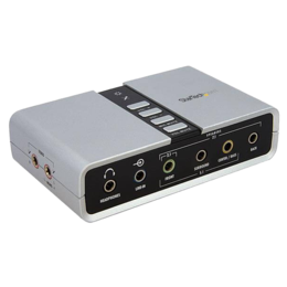 ICUSBAUDIO7D, External, 7.1 channels, USB 2.0, Sound Card