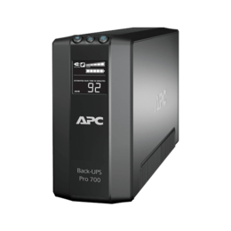 Power-Saving Back-UPS Pro 700 BR700G, 700VA/420W, AC 120V Input/Output, 6 Outlets, Black, Tower UPS