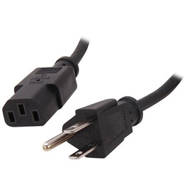 NEMA 5-15P to IEC320C13 Universal Power Cord, 6ft