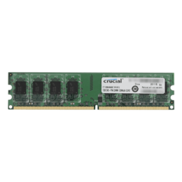 1GB (CT12864AA667) DDR2 667MHz, CL5, DIMM Memory