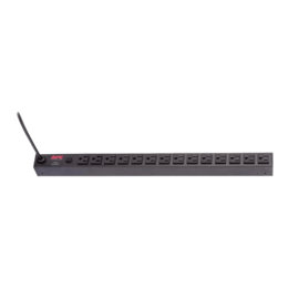 Rack PDU, Basic, Zero U, 14x / NEMA 5-15R 15A, 120V, 12 ft Cord, 1800 VA, Black