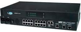 16-Port SSH Console Serial Switch with Environmental Monitoring & AC power