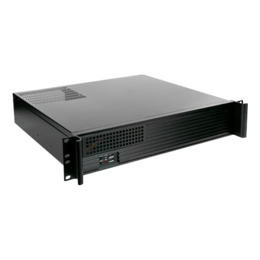 D-213-MATX, 1x 5.25&quot;, 2x 3.5&quot; Drive Bays, No PSU, microATX, Black, 2U Chassis