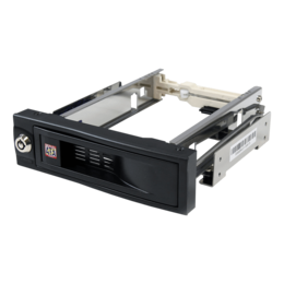 5.25in Trayless Hot Swap Mobile Rack for 3.5in Hard Drive 1 x 3.5 1/3H Internal Hot swappable Internal Black