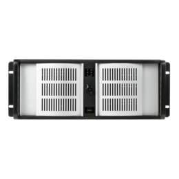 D Storm D-400-SILVER, Silver Bezel, 4x 5.25&quot;, 3x 3.5&quot; Drive Bays, No PSU, ATX, Black/Silver, 4U Chassis