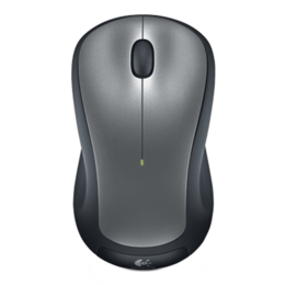 M310, 1000dpi, Wireless 2.4, Black/Silver, Laser Mouse