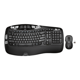 MK550 Wireless Wave Combo, 1000 dpi, Wireless 2.4, Black, Keyboard & Mouse