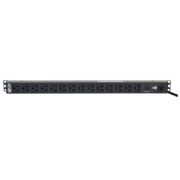 Single-Phase Basic Power Distribution Unit, 14x / NEMA 5-15R, 120V AC, 50/60Hz, 15A, 15-ft cord, Black