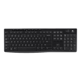 K270, Wireless 2.4, Black, Keyboard