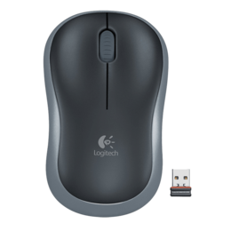 M185, 1000dpi, Wireless 2.4, Grey, Optical Mouse