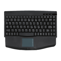 ACK-540UB, Wired USB, Black, Mini Touchpad Keyboard